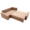 Rohová rozkládací sedací souprava GRANDE PLUS - mikro (Barevná varianta Cappuccino, Strana sedací soupravy Levá)