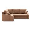 Rohová rozkládací sedací souprava GRANDE PLUS - mikro (Barevná varianta Cappuccino, Strana sedací soupravy Levá)