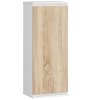 witryna szafka wiszaca clp w 40cm biala dab sonoma
