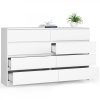 Komoda K160 8SZ - bílá