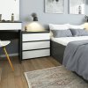 szafka nocna cl3 60 cm 3 szuflady grafit szary biala 2