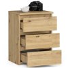 szafka nocna cl3 40 cm 3 szuflady dab artisan 1