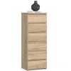 komoda cl6 40 cm 6 szuflad dab sonoma
