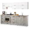 meble kuchenne zestaw oliwia g2 24m bialy beton