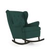 Houpací křeslo LINO 207 - černé nohy (Barevná varianta Zelená)
