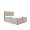 Postel 71 200x200 cm s úložným prostorem (Barevná varianta Krémová)
