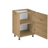 Kuchyňská skříňka LANGEN D60-P/L (Barevná varianta Dub artisan/béžová)