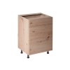 Kuchyňská skříňka LANGEN D60S1 (Barevná varianta Dub artisan/béžová)
