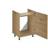 Kuchyňská skříňka LANGEN D60Z-P/L (Barevná varianta Dub artisan/béžová)