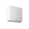 Závěsná kuchyňská skříňka LINEA G80C (Barevná varianta Bílá-šedá)