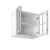 Závěsná kuchyňská skříňka LINEA G80S (Barevná varianta Bílá-šedá)