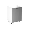 Kuchyňská skříňka LINEA D60Z (Barevná varianta Bílá-šedá)