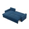 Rohová rozkládací sedací souprava NEO - rovný bok - model 3 (Barevná varianta Modrá)