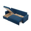 Rohová rozkládací sedací souprava NEO - rovný bok - model 3 (Barevná varianta Modrá)