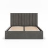 Čalouněná postel POLLA 160x200 cm s roštem (Barevná varianta Šedá I)