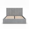 Čalouněná postel POLLA 180x200 cm s roštem (Barevná varianta Šedá I)