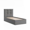 Čalouněná postel SORIA 90x200 cm s roštem (Barevná varianta Šedá)