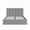 Čalouněná postel SORIA 140x200 cm s roštem (Barevná varianta Šedá I)