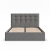 Čalouněná postel SORIA 180x200 cm s roštem (Barevná varianta Šedá I)