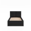 Čalouněná postel BORGO 90x200 sm s roštem (Barevná varianta Černá)