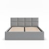 Čalouněná postel BORGO 180x200 cm s roštem (Barevná varianta Šedá I)