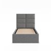 Čalouněná postel YORK 90x200 cm s roštem (Barevná varianta Šedá)