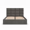 Čalouněná postel YORK 140x200 cm s roštem (Barevná varianta Černá)