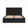 Čalouněná postel YORK 160x200 cm s roštem (Barevná varianta Černá)