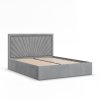 Čalouněná postel VASTO 140x200 cm s roštem (Barevná varianta Šedá I)