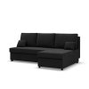 Rozkládací rohová sedací souprava DELI (Barevná varianta Černá)