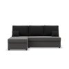 Rozkládací rohová sedací souprava DELI (Barevná varianta Černá)