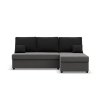 Rozkládací rohová sedací souprava DELI (Barevná varianta Černá)