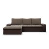 Rohová sedací souprava TORONTO (Barevná varianta Hnědá, Strana sedací soupravy Levá)