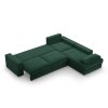 Rohová rozkládací sedací souprava FESTINA (Barevná varianta Zelená, Výběr strany Levá)