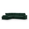 Rohová rozkládací sedací souprava FESTINA (Barevná varianta Zelená, Výběr strany Levá)