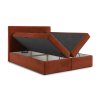 Čalouněná postel LUCCA s úložným prostorem 140x200 cm (Barevná varianta Hnědá I)