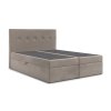 Čalouněná postel LUCCA s úložným prostorem 140x200 cm (Barevná varianta Hnědá I)