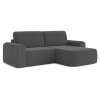 Rozkládací rohová sedací souprava BORELLO (Barevná varianta Šedá I, Výběr strany Levá)