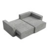 Rozkládací rohová sedací souprava CORTE (Barevná varianta Šedá, Výběr strany Levá)