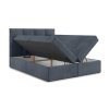 Čalouněná postel VINI s úložným prostorem 160x200 cm (Barevná varianta Černá)