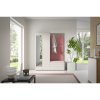 Předsíňová stěna BIANCO III (Varianta zrcadel Bez zrcadla, Barevná varianta Tmavě hnědá - hnědá)