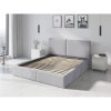 Čalouněná postel HILTON s pevným roštem 160x200 cm (Barevná varianta Bílá)