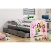 Dětská postel LUKI 160x80 cm (Barevná varianta rámu Borovice, Barevná varianta čela Cars)