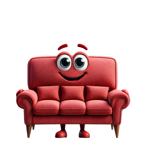 Maskot Nábytkovo.sk bez vlajočky