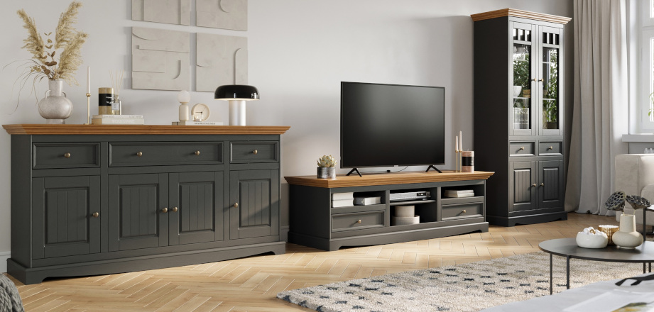 Provensálský nábytek Belluno Grafite