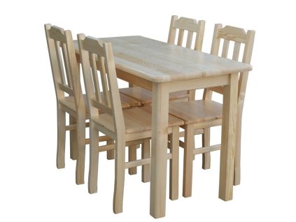 Jedálenský set NATURAL z masívu