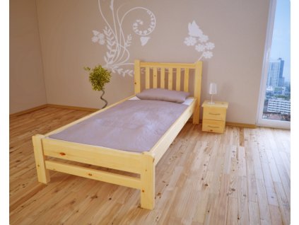 Posteľ z masívu KINGA jednolôžková