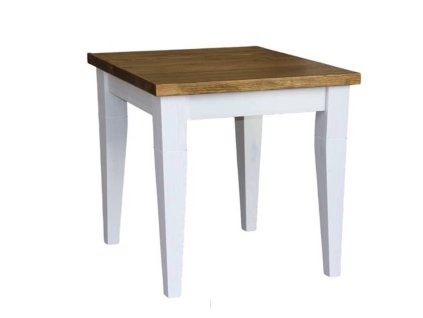 Rustikálny jedálenský stôl Sweet Home Ľudovít MES2 80x80