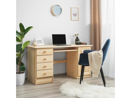 Písací stôl z masívu 2KSD NA SKLADE ľavý