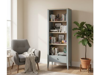 Knihovna RT1 šedomodrá